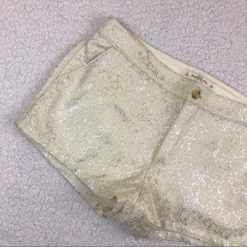 Abercrombie & Fitch Glittery Paisley Shorts